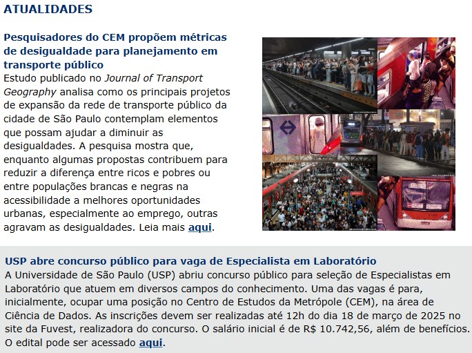 Newsletter Janeiro 2025